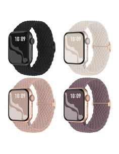 Banda Elástica Trenzada Suitisbest para Apple Watch 38-49mm