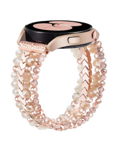 Pulsera Boho de Perlas VISOOM para Samsung Galaxy Watch 40/44mm