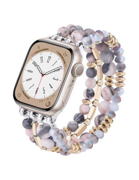 Pulsera Boho de Perlas VISOOM para Apple Watch 38-42mm