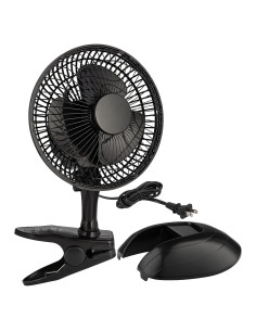 Ventilador de escritorio RamPro 6.35 cm 2 velocidades negro