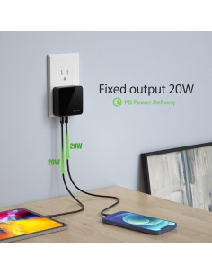 Cargador USB C Nekmit 52W con 4 Puertos Rápidos 2