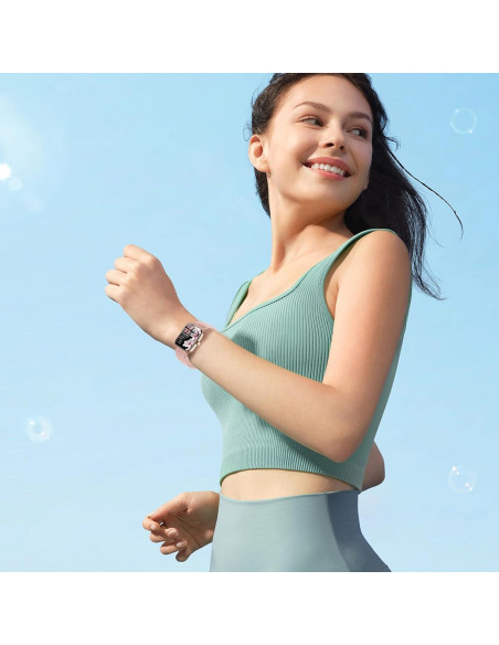 Banda Magnética de Nylon 22mm LeyuBand Rosa para Reloj Inteligente Banda Magnética de Nylon 22mm LeyuBand Rosa para Reloj Inteligente