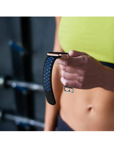 Correas Deportivas de Silicona Lerobo 3 Pack para Apple Watch