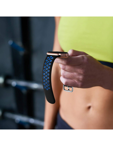 Correas Deportivas de Silicona Lerobo 3 Pack para Apple Watch