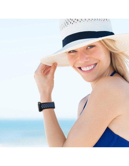 Correas Deportivas de Silicona Lerobo 3 Pack para Apple Watch