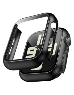 Funda Dura TAURI para Apple Watch 44mm SE/Series 6/5/4, Negro