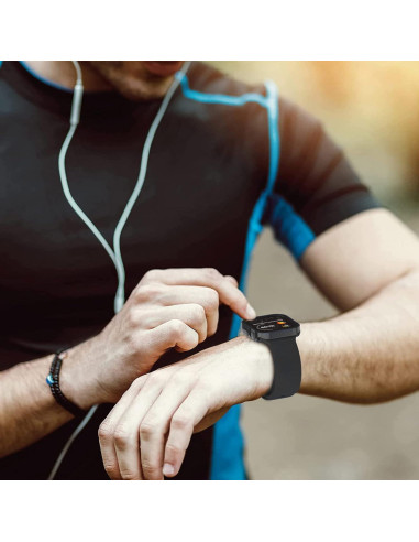 Funda Dura Adepoy para Apple Watch 45mm con Protector Vidrio