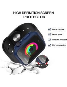 Funda Dura BHARVEST para Apple Watch 42mm con Protector Vidrio 2