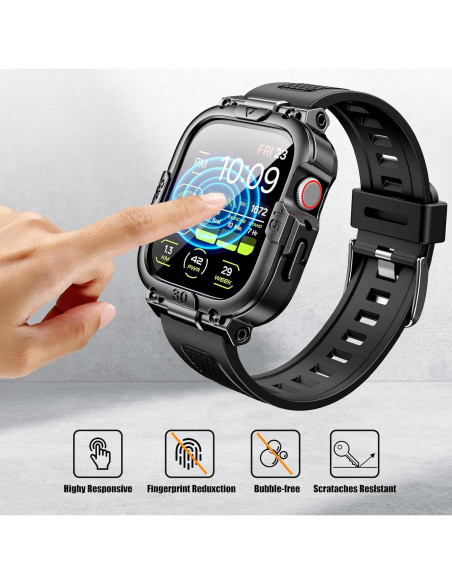 Funda Impermeable Dsytom para Apple Watch 44mm con Protector