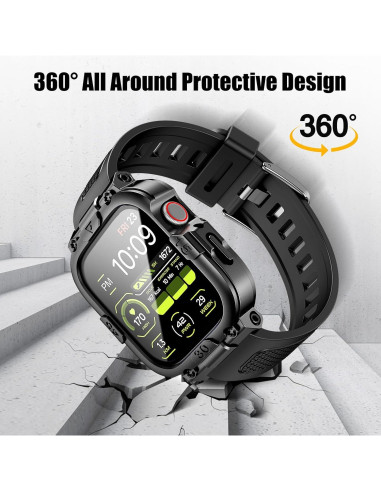 Funda Impermeable Dsytom para Apple Watch 44mm con Protector