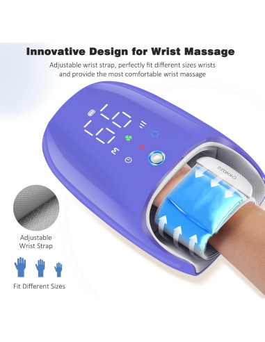 Masajeador de Manos KNQZE KH1 con Calor y Compresión