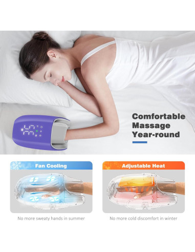 Masajeador de Manos KNQZE KH1 con Calor y Compresión