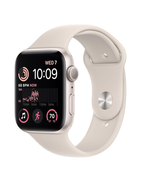 Apple Watch SE 2da Gen GPS 44mm Aluminio Starlight Renovado
