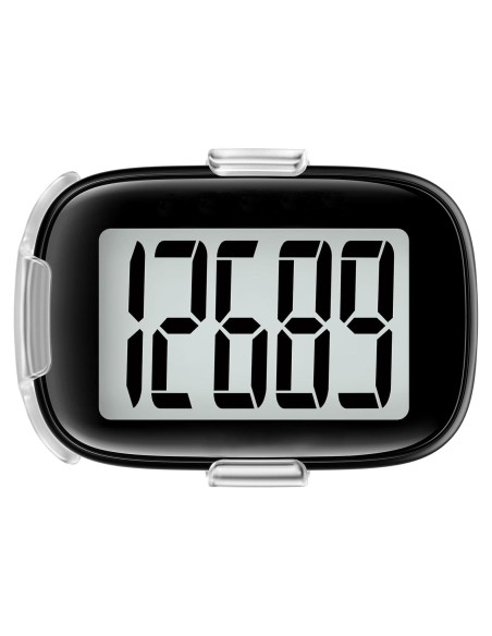 Contador de Pasos 3D TAZUZFLA W802 Negro, Podómetro Preciso