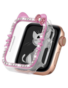 Funda de Gato de Caricatura FXLMEITW para Apple Watch 46mm