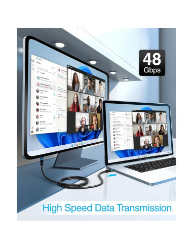 Cable HDMI BlueRigger 8K 3M Alta Velocidad 48Gbps