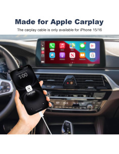 Cable Carplay USB A a USB C Cveael 3FT para iPhone 15 16 2