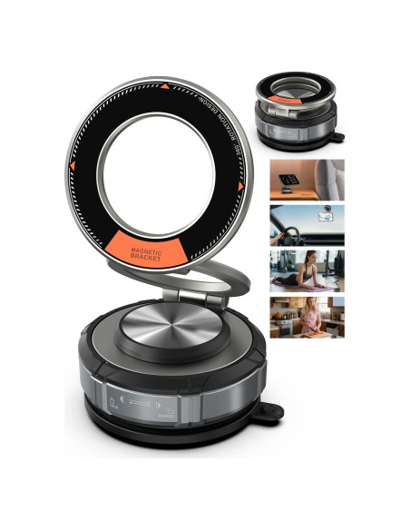 Soporte Magnético de Succión Ajustable 360 para Auto - Succi