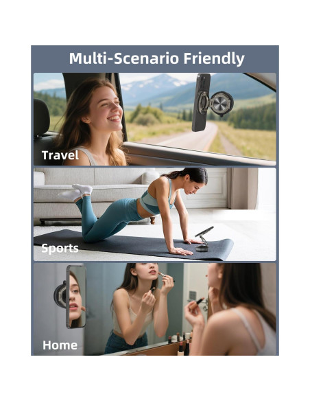 Soporte Magnético de Succión Ajustable 360 para Auto - Succi