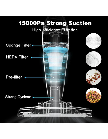 Aspiradora Intercleaner VC 1701 12 en 1 400W 15KPa Silenciosa