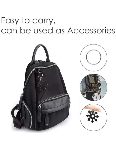 Herramienta Multiusos Desuccus 18-en-1 Acero Inoxidable