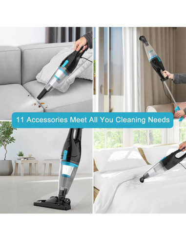 Aspiradora Intercleaner VC 1701 12 en 1 400W 15KPa Silenciosa