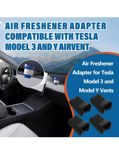 Adaptador de Ambientador Foycow para Tesla Model 3 y Y - 4 Pcs 2