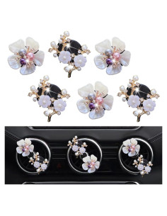 Clip de Ventilación para Auto Galyacht con Rhinestones Rosa