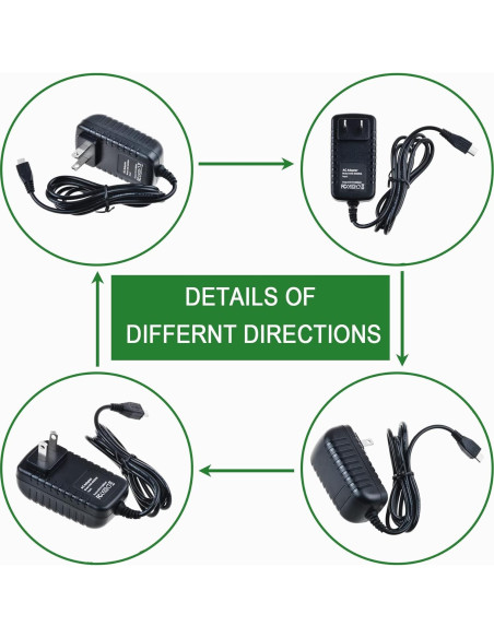 Adaptador CA Divoom Voombox-Ongo 100-240V Verde