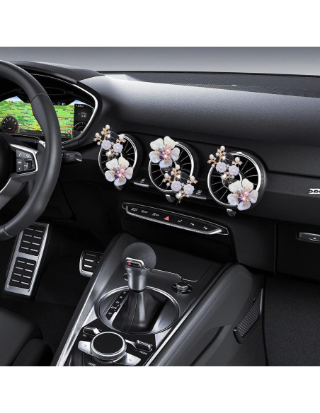 Clip de Ventilación para Auto Galyacht con Rhinestones Rosa