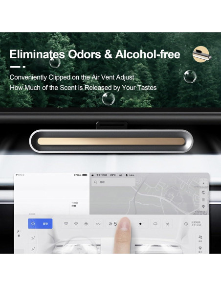 Ambientador de Coche COSLAKE para Tesla Model Y/3, Set 6 Varitas