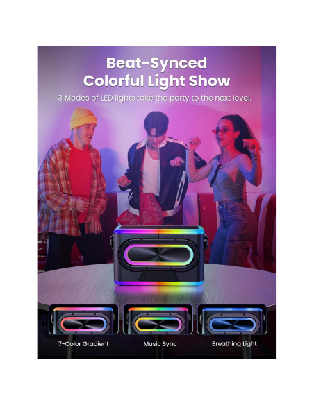 Máquina de Karaoke Ardour 1, Altavoz 60W, 2 Micrófonos