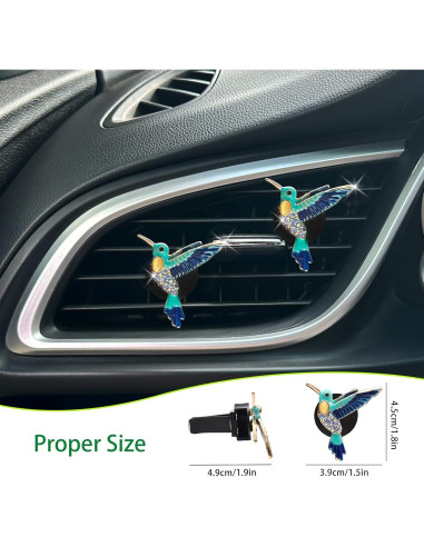 Clip de Ventilación para Aire ORIESSE Hummingbird 2pcs Azul