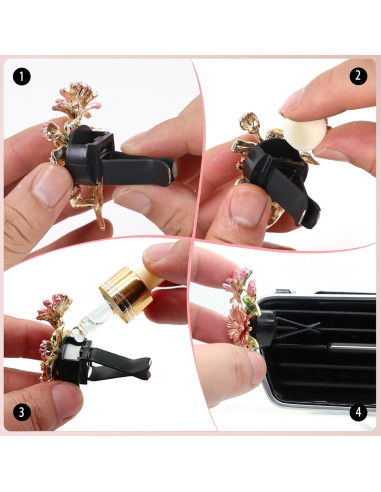 Clip de Ventilación para Aire ORIESSE Hummingbird 2pcs Azul