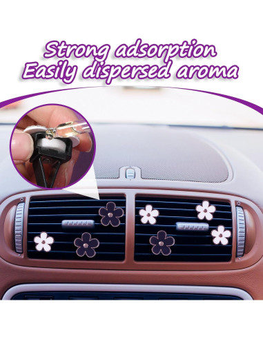 100 Almohadillas de Filtro de Aire YQQYG 17mm para Ambientador Coche