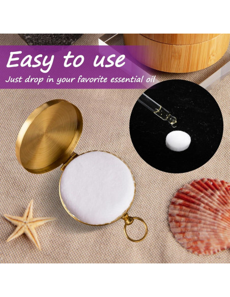 100 Almohadillas de Filtro de Aire YQQYG 17mm para Ambientador Coche