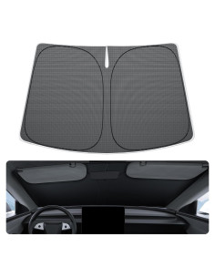 Protector Solar BASENOR para Tesla Model 3/Y 2020-2026 Negro