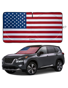 Sombra de Parabrisas Magnelex Mediana Bandera Americana 155x81cm