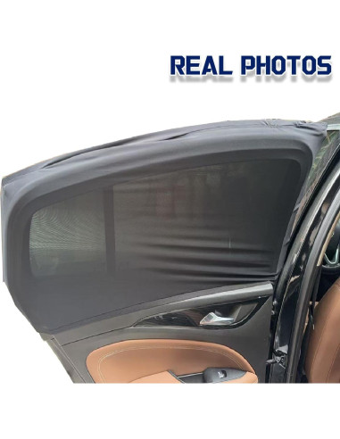 Sombrillas para Ventanas Traseras de Auto OUTTDID - Paquete de 2