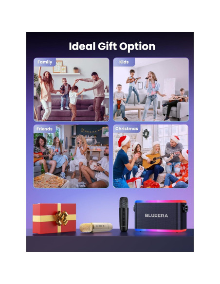 Máquina de Karaoke Ardour 1, Altavoz 60W, 2 Micrófonos