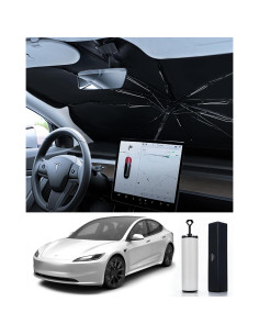 Parasol Plegable OtriFowd para Parabrisas Tesla Model Y y 3 2