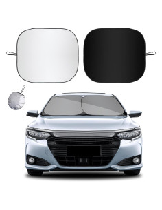 Kewucn Protector Solar para Parabrisas de Coche 2 Pcs 79x71 cm