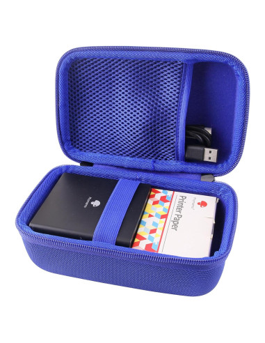 Funda Dura WERJIA para Impresora Phomemo M02/M02S Azul