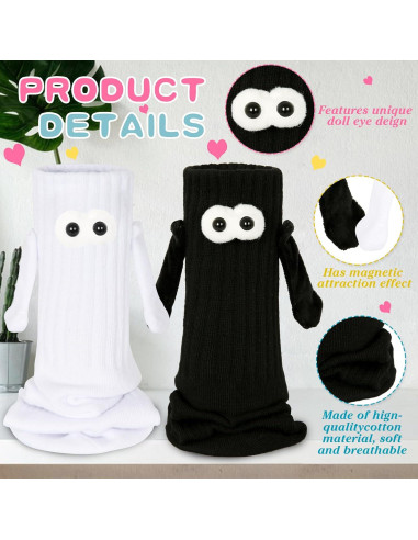 Calcetines Magnéticos Vermeyen 4 Pares Unisex Divertidos