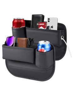 Organizador de Asiento de Auto Umickoo - 2 Piezas Cuero Sintético