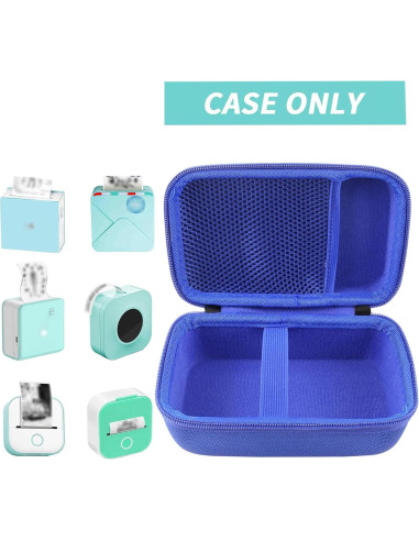 Funda Dura WERJIA para Impresora Phomemo M02/M02S Azul