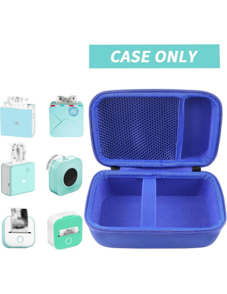 Funda Dura WERJIA para Impresora Phomemo M02/M02S Azul