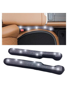 Relleno de Espacio entre Asientos de Coche LAINLOY 42x6cm Blanco 2PCS