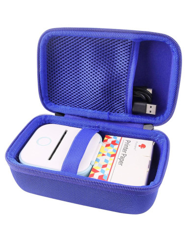 Funda Dura WERJIA para Impresora Phomemo M02/M02S Azul