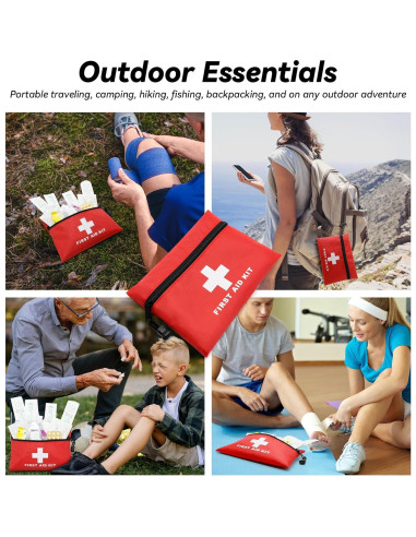 Bolsa de Primeros Auxilios Vacía Faylapa 20x14 cm 6 Pcs